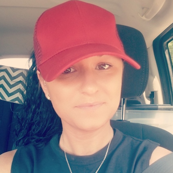 New Hot item!!! Blue Blingy CC high ponytail hat - Picture 7 of 7